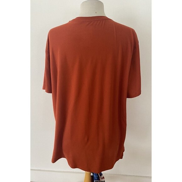 All In Motion Men’s Short Sleeve Crewneck Wicking T-Shirt Size XL Orange - Picture 2 of 9
